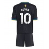 Manchester United Matheus Cunha #10 Tredje Kläder Barn 2025-26 Kortärmad (+ Korta byxor)